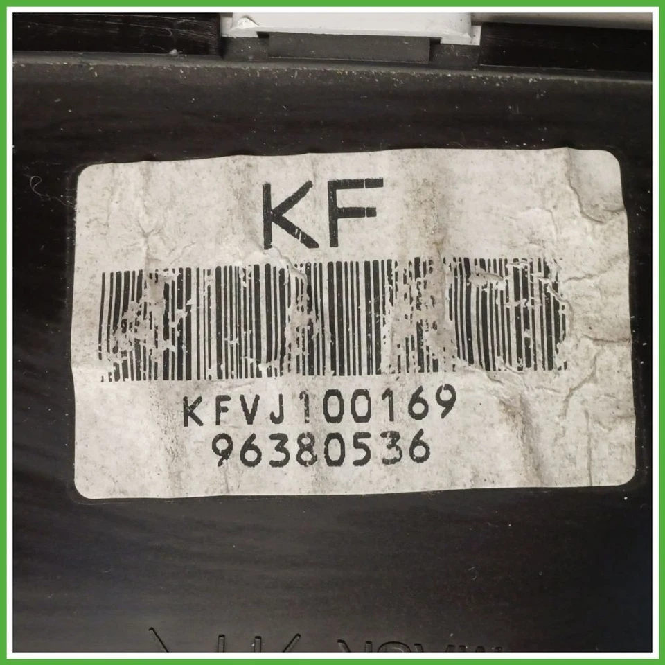 Quadro Strumenti Contachilometri Tachimetro DAEWOO 96380536 CHEVROLET (DAEWOO) - Immagine 4 di 4