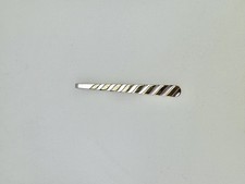 Krawattenklammer 925 Sterling Silber 5,84g teilweise vergoldet Modern GS87-O178