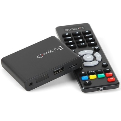 Micca 4K Ultra-HD Digitaler Mediaplayer für USB-Sticks und microSD schwarz 