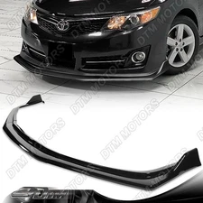 For 12-14 Toyota Camry SE Painted Black Front Lower Bumper Lip Body Kit Spoiler