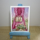ACEO Original Watercolor Books and Blooms 1 by Riane/RianeArt — photo 1