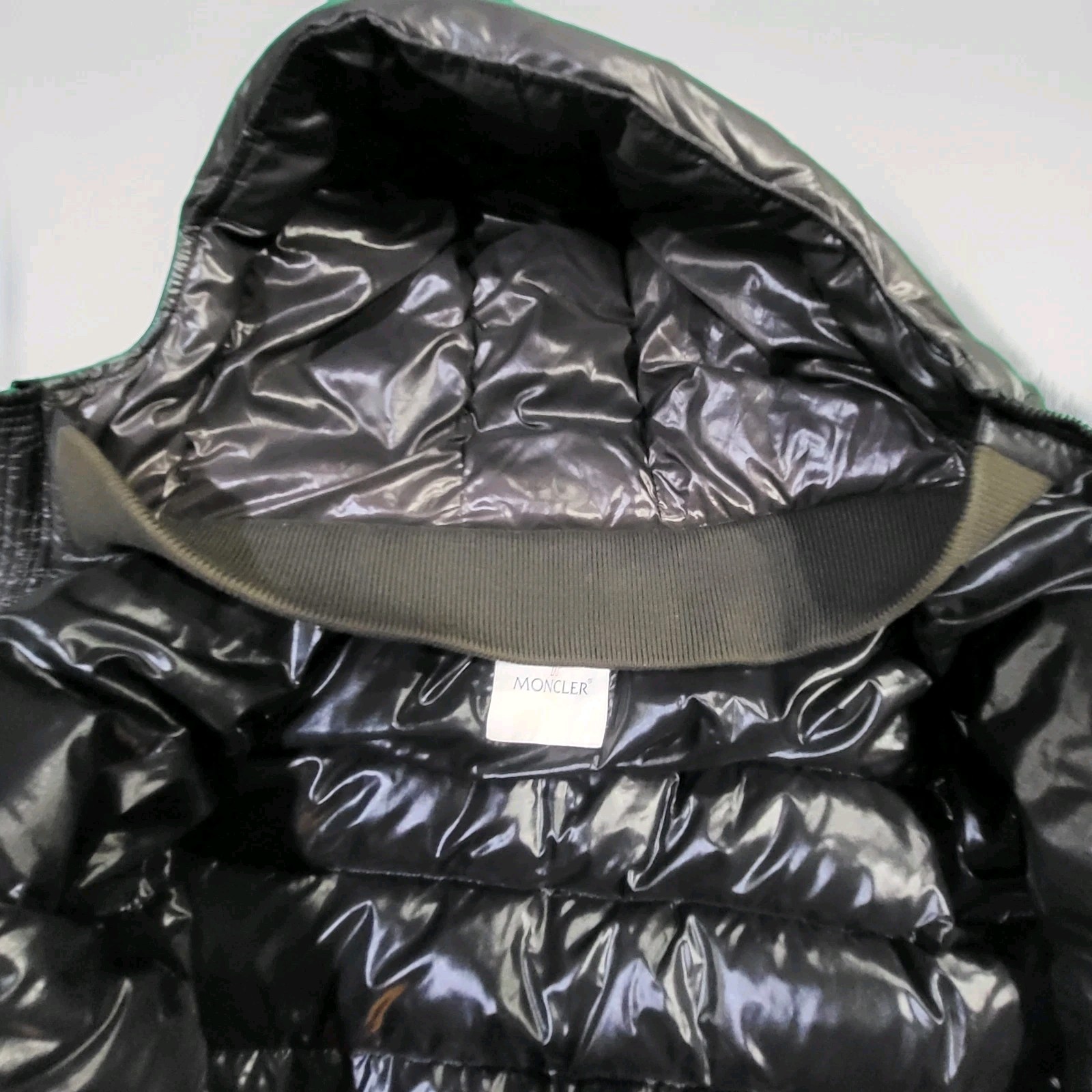 Authentic Moncler Aubert Down Puffer Jacket Dark … - image 10