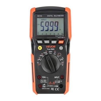 6000-Count TRMS Digital Multimeter with LoZ Mode AC/DC Voltage Current Testing