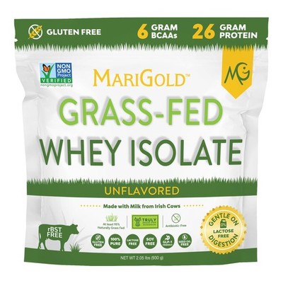 MariGold Grassfed Whey Isolate Protein Powder - 2.05 Pound (Pack of 1)