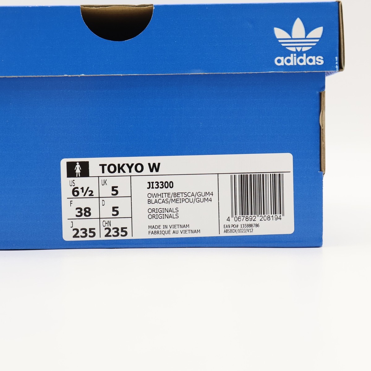 JI3300 adidas Originals Tokyo Off White Better Scarlet Gum