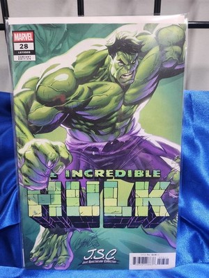 Incredible Hulk #28 J Scott Campbell Variant Cover. We Combine We Pack Well 