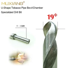 Available U-shape 19mm Smoker Chamber Tobacco Pipe Bowl Drill Bit Bench Drill