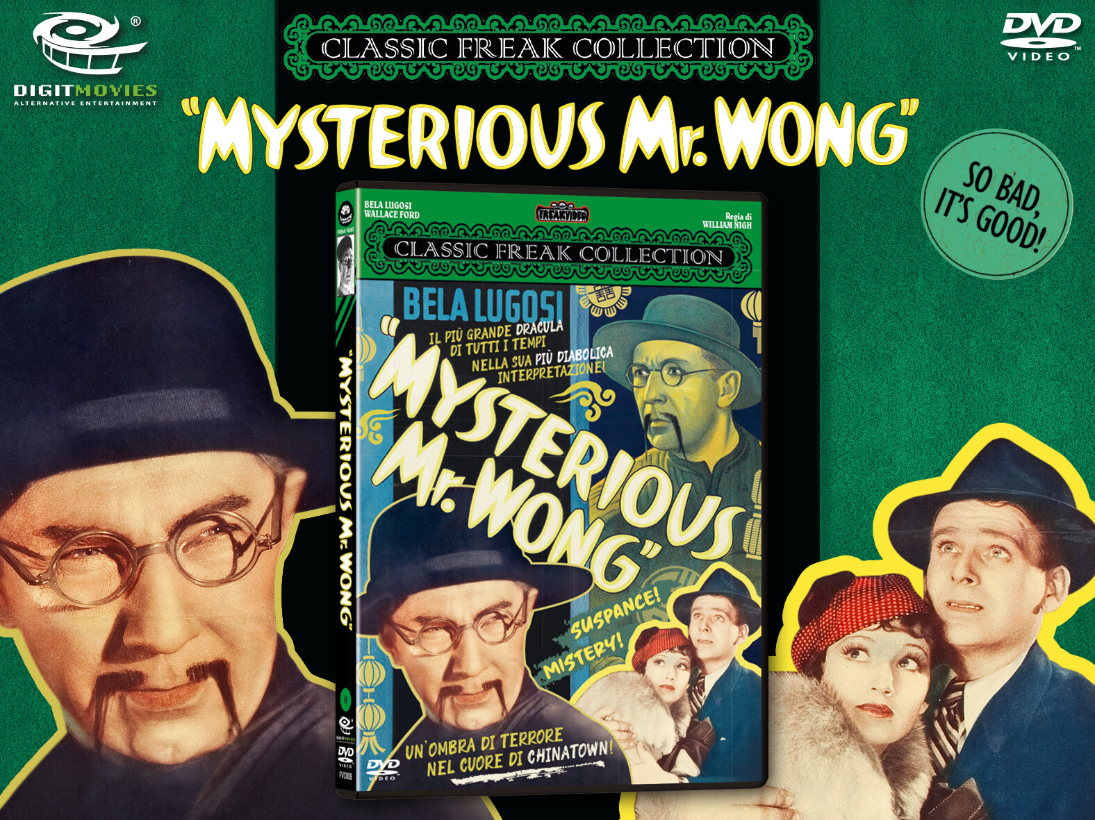 "Mysterious Mr. Wong" (Classic Freak Video - FVC008) Nuovo
