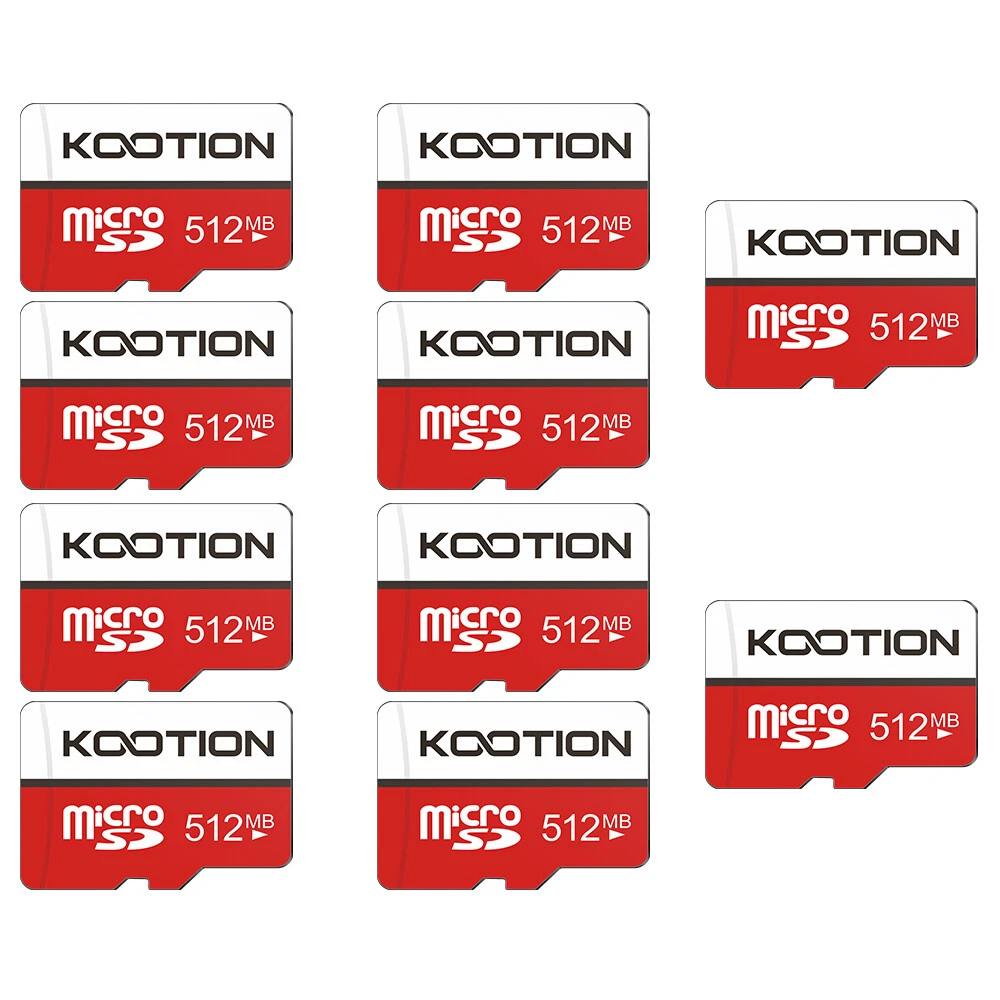Kootion Micro SD TF Card – 16GB, 32GB, 64GB, 128GB – Class 10, Lot Of 1/5/10, Waterproof