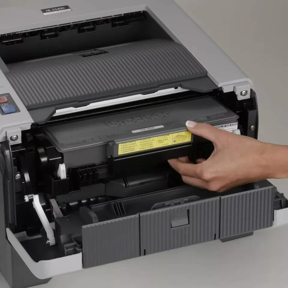 BROTHER HL-5340D AUTO DUPLEX USB HIGH-SPEED 30PPM DESKTOP A4 MONO LASER PRINTER - Image 4 of 4