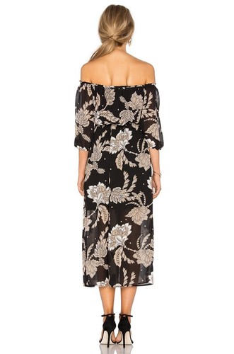 BARDOT Jessa Paisley Print Maxi Dress Sz 6 Black BNWT Party Cocktail Gypsy Boho - Picture 3 of 11