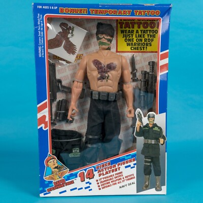 NEU UND VERPACKT Kmart 1990er GI Joe Rapid Deployment Figur 12 Zoll - Navy Seal