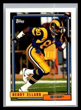 1992 Topps Football # 401 - 600 - Pick Your Card!