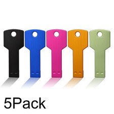 5pcs/lot 16G 32G Metal Key Memory Stick USB Flash Pen Drive Thumb USB Flash