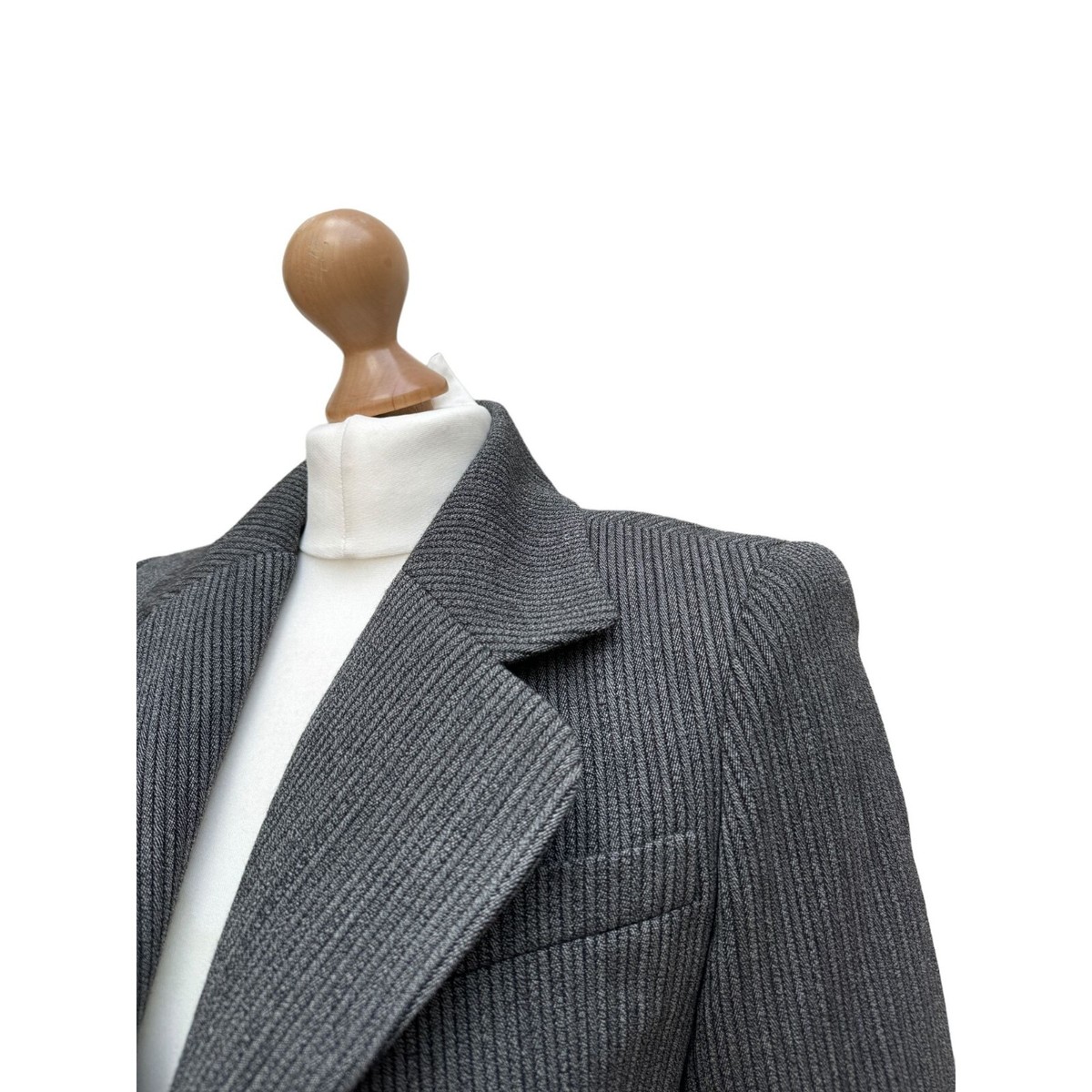 ジャケット・アウター HERMES Khaki Gray wool Stand collar Coat ジャケット・アウター HERMES Khaki Gray wool Stand collar