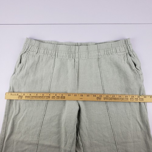 Madewell Breezewoven 36x22 Linen Blend Wide Leg Pants Women Plus 1X Pockets - Picture 9 of 13