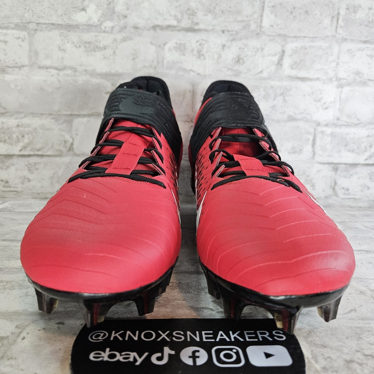 Nike Alpha Menace Pro 2 Mid Red Football Cleats Red AQ3209-601 Men\'s Size 16 Nike Alpha Menace Pro 2 Mid Red Football Cleats Red AQ3209  main image 2
