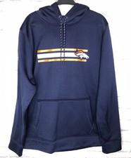 NWT Denver Broncos Under Armour Combine Authentic Hoodie L Pullover Sweatshirt