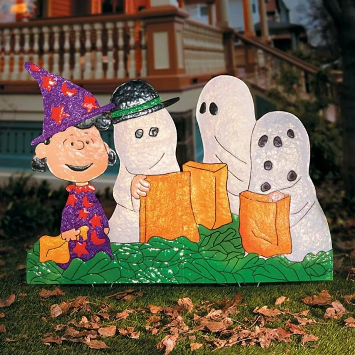 Peanuts Gang Halloween Pre-Lit Indoor/Outdoor Window Decor - Charlie B