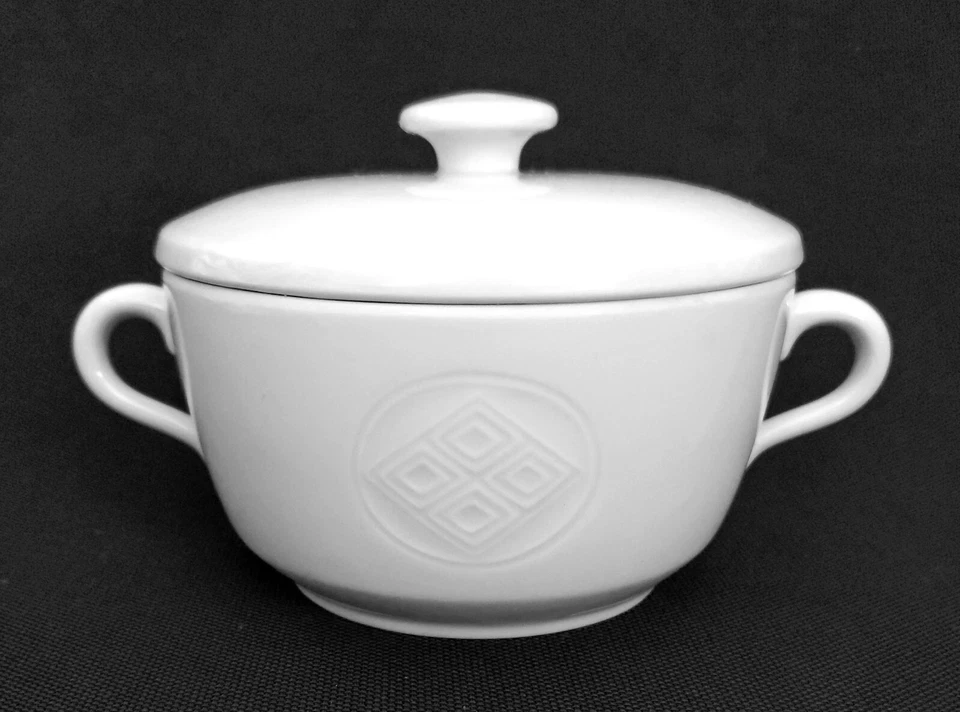 皇家哥本哈根 ~ Gemma ~ Bouillon 杯/碗带盖 ~ 14690 号 — 第 3/4 张图片