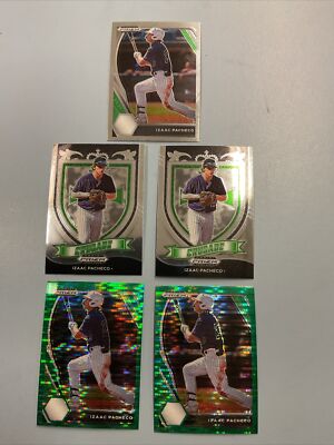 2021 Panini Prizm Draft Pick Tigers Prospect Izaac Pacheco Common Insert Pulsar 