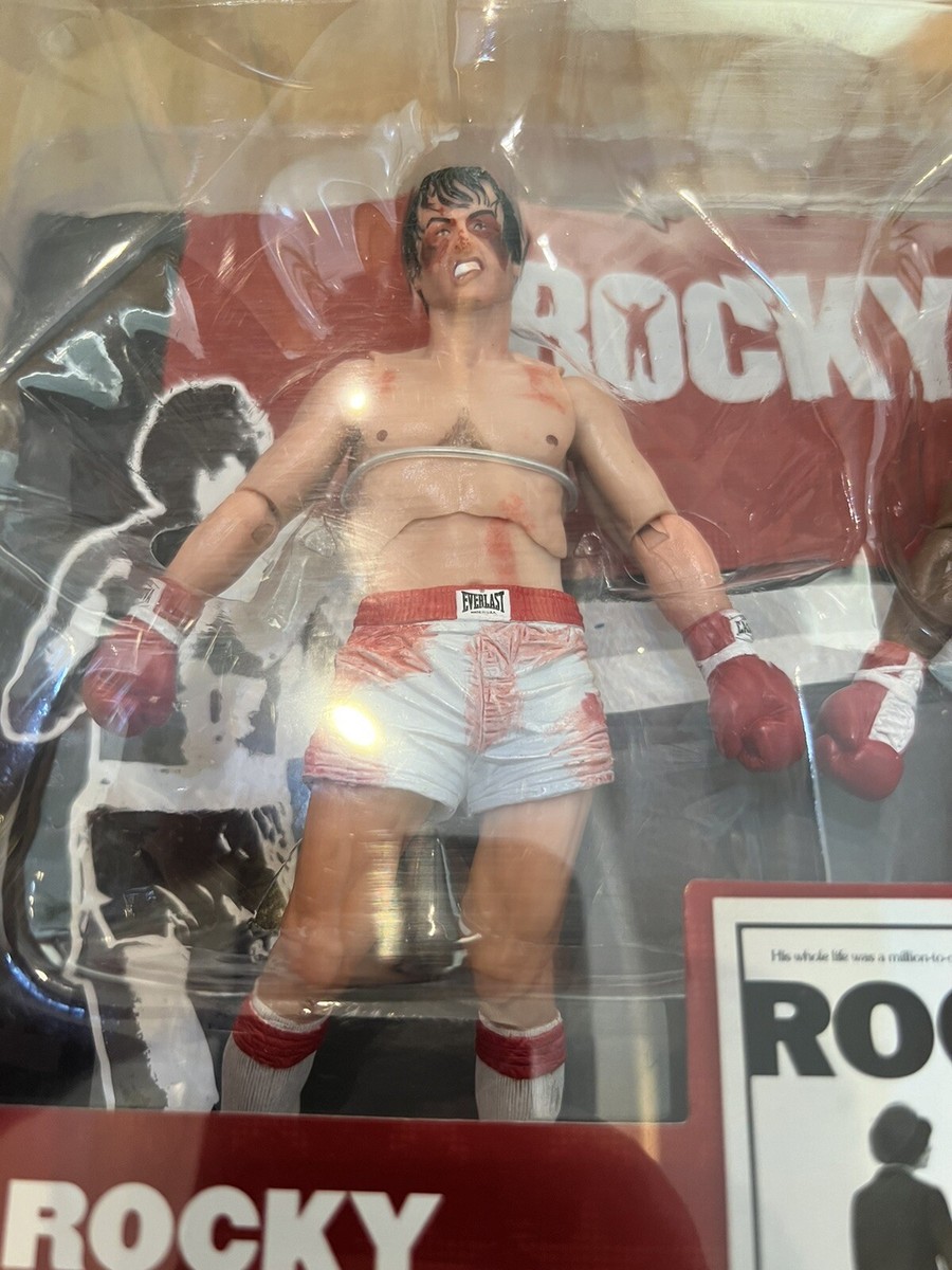 Rocky Balboa Apollo Creed double action figure set NECA post fight