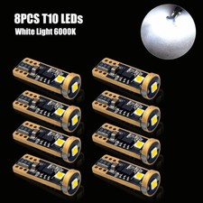 Lasfit T10 Led License Plate Light Bulbs 6000k Bright White 168 2825 194 Canbus