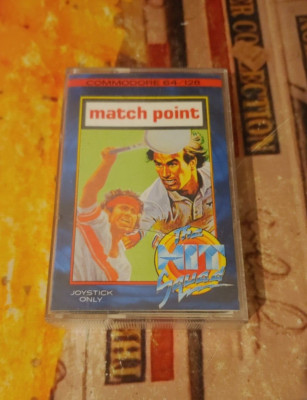 Match Point (Hit Squad 1987) Commodore 64 (Box, Tape, Manual) works 8-bit