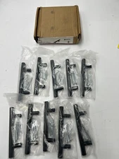 BOX OF 10 5” T Bar Pulls Cabinet Hardware Handle Hollow Stainless Matte Black
