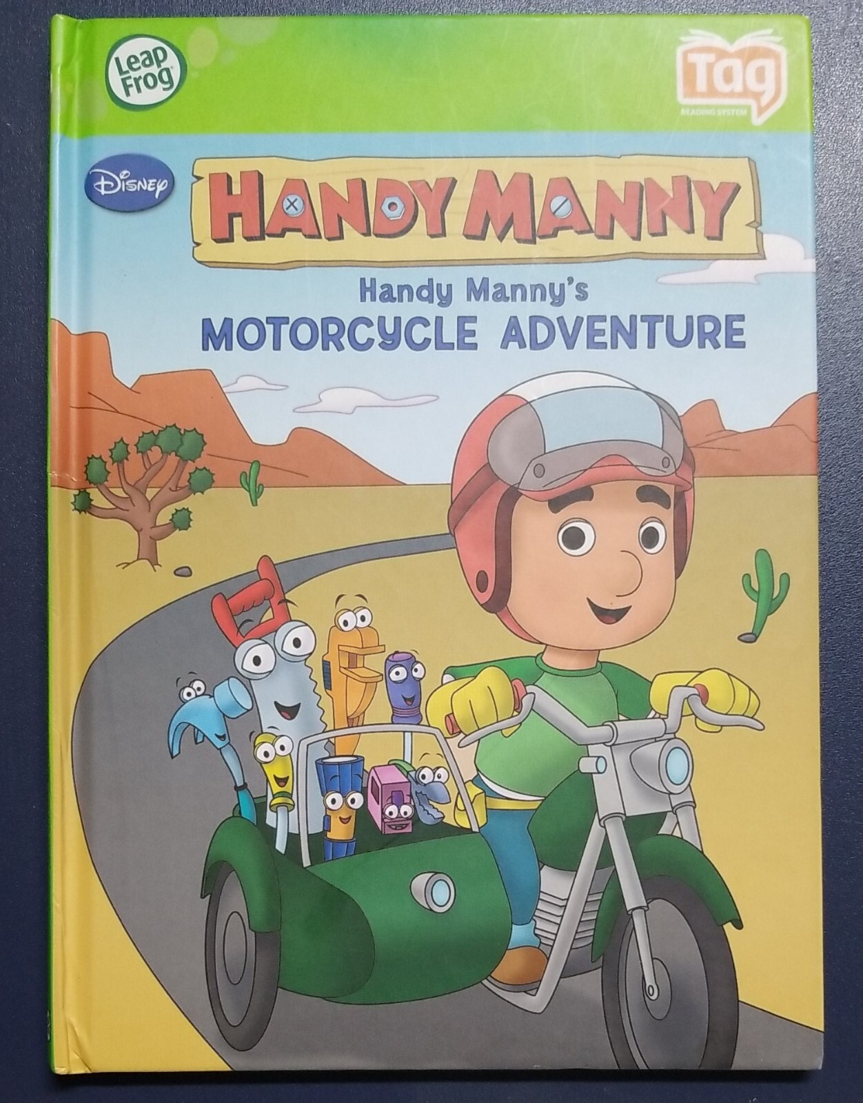 LeapFrog Leap Tag Reader Disney Handy Manny's Motorcycle Adventure Kids