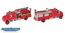 Walthers-Acc International 4900 Crew Cab Fire Engine - HO Scale Model Railroad