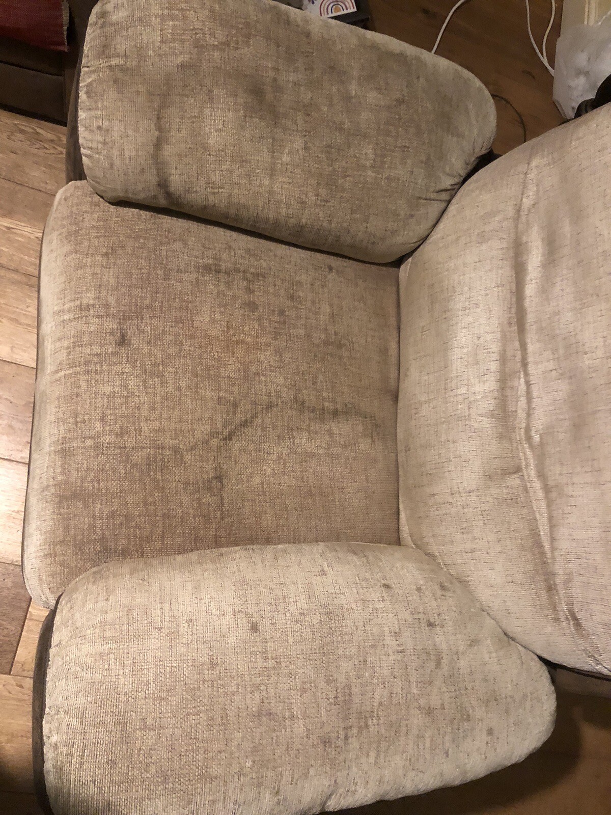Electric Recliner Armchair Brown DFS eBay