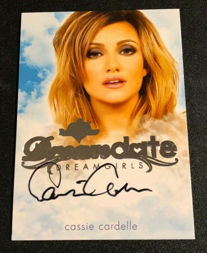 2017 Benchwarmer CASSIE CARDELLE Dreamgirls Silver DREAMDATE Black Auto