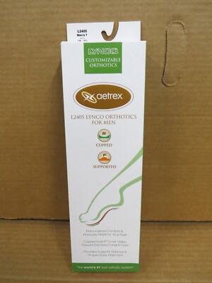 Aetrex L2405 Customizable Lynco Foot Orthotics-Insoles-Inserts for