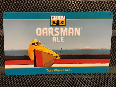 BELL'S BREWING Michigan ~ NEW ~ 16 x 9 OARSMAN ALE Beer Advertising Sign HOPSLAM