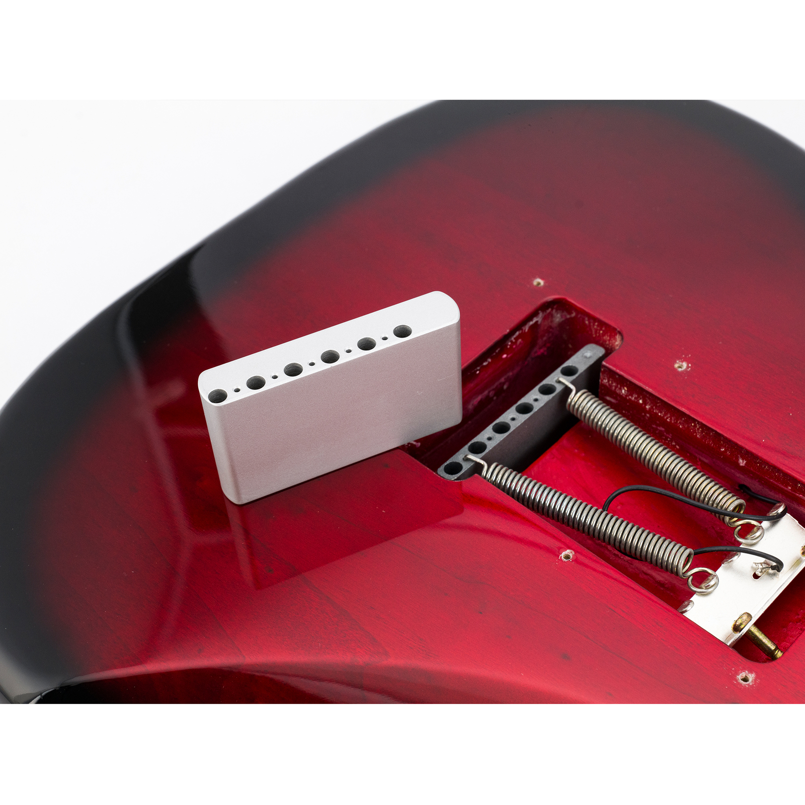 Musiclily Pro UNF #10-32 4,8mm Staal Tremolo Arm Schroefdraad Whammy Bar voor Strat stijl Elektrische Gitaar, Chroom met Witte Punt