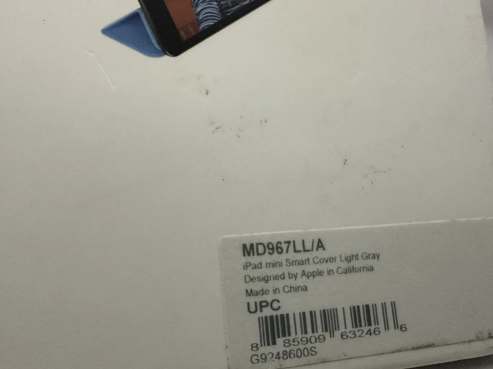 Apple Smart Protective Cover Light gray for iPad mini 1/2/3 MD967LL/A - Image 4 of 4