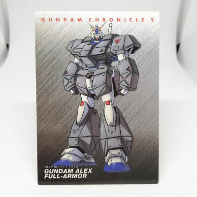 Alex Full Armor 6of9 MOBILE SUIT GUNDAM Chronicle2 Card dass Masters BANDAI