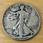 1938-P Walking Liberty Half Dollar, VG Grade