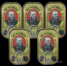 5x Cans Tenorio Tuna Fish Fillet in Olive Oil 120g - Portugal Total 600g