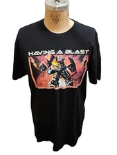 Transformers Having A Blast Men's Size XL 100% Cotton Black T Shirt