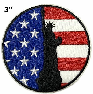 ID 1916 Statue of Liberty American National Monument Iron On Applique
