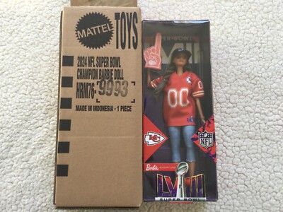 BARBIE SIGNATURE NFL SUPER BOWL KANSAS CITY CHEIFS BARBIE DOLL 2024 | eBay