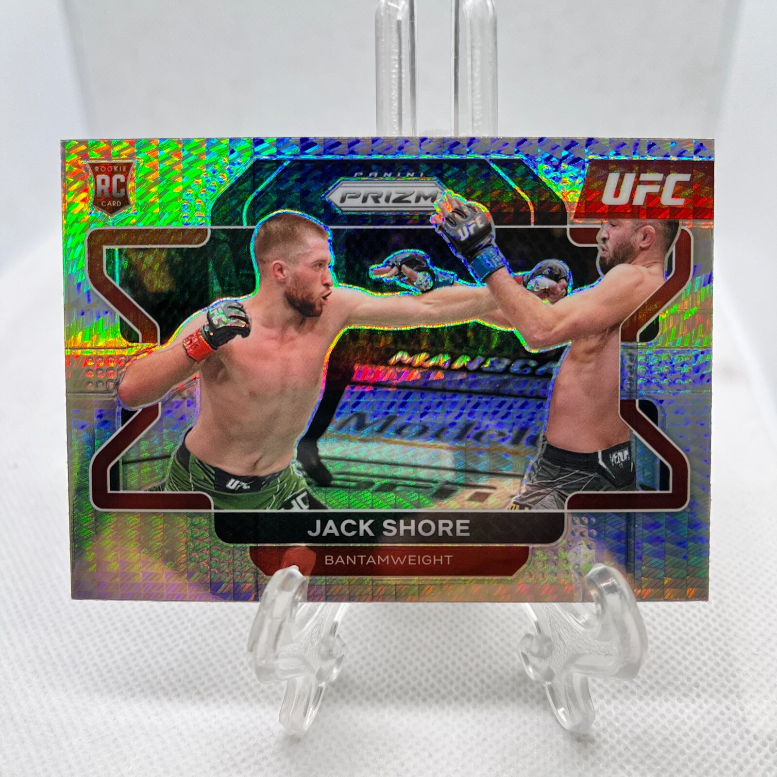 Jack Shore 2022 Panini Prizm UFC Hyper Prizm Rookie Card #33