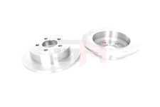 2x Bremsscheiben hinten GH für Jeep Cherokee 2001-2008   [284.9*58.7*12-5]