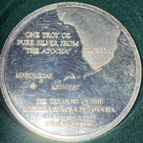1oz Fine Silver Shipwreck-Treasure From The Atocha- Mel Fisher’s Silver - Picture 6 of 14