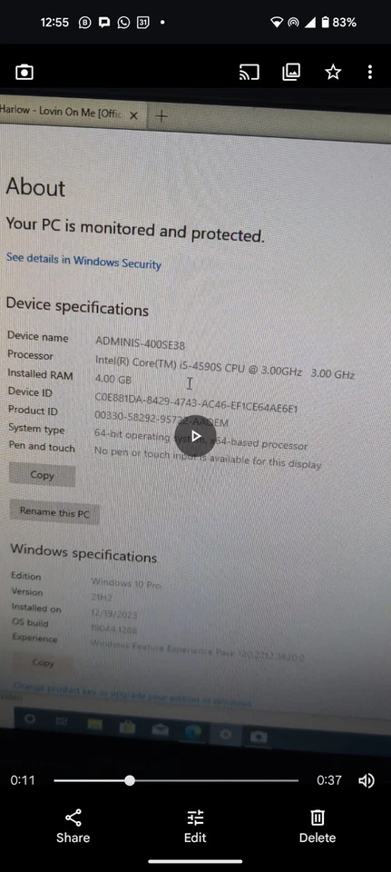 All In One Dell Computadora Todo En Uno Del Procesador I5 3ghz 500 Disco Duro... - Image 2 of 4