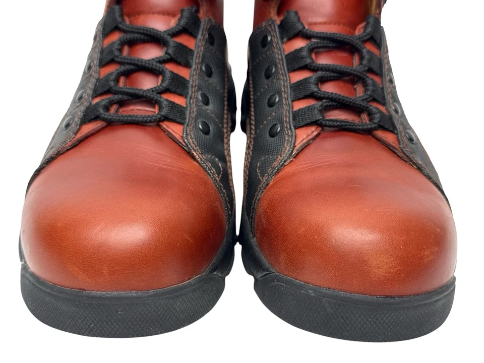 Nike ACG Air Adventurist Mens Size 6.5 Hiking Boots Black Brown Leather Vintage - Image 3 of 4