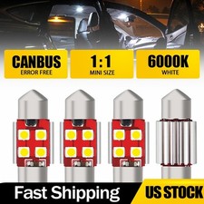 48x Auxito 31mm Led Interior Light Bulb De3175 De3021 De3022 3175 Super White