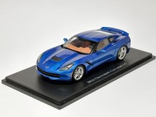 Spark 1/43 Chevrolet Corvette C7 Coupe Stingray 2013 Blue S2973